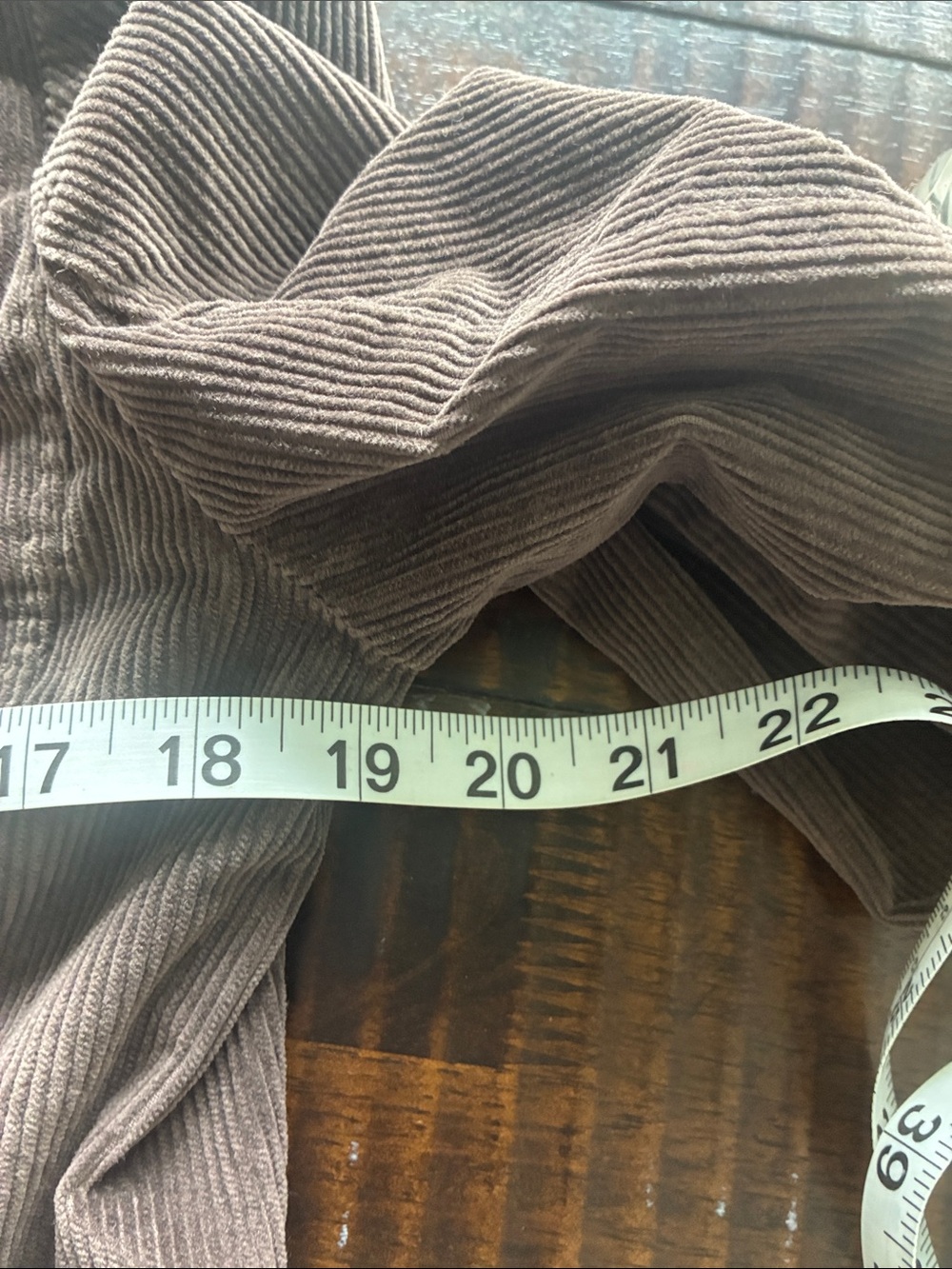 Talbots Corduroy Blazer Jacket in Chocolate Brown With Stretch Fabric Size 8 - Picture 6 of 6